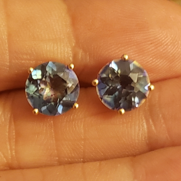 Jewelry - Mystic blue topaz earrings